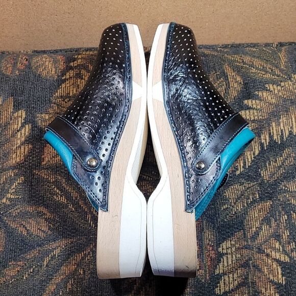 Calzuro Men's Black Wood Clogs- Size 46 - Picture 5 of 11